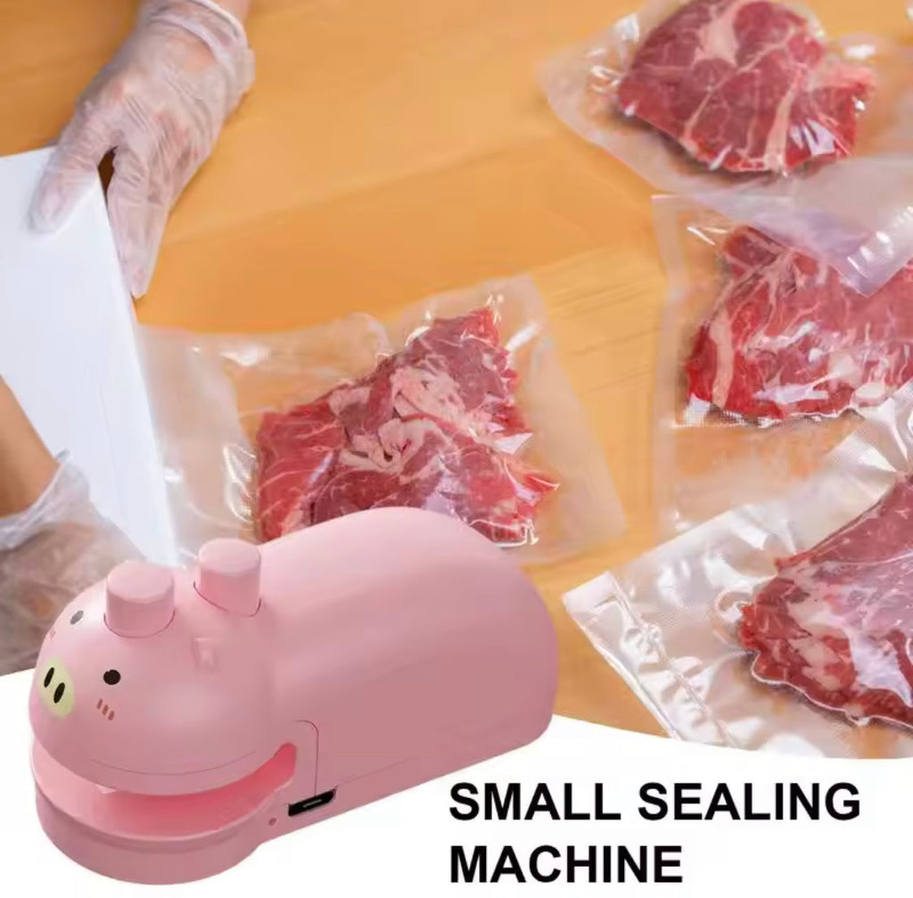 Magnetic Rechargeable Sealing Machine, Portable Airtight Bag Sealer, Handheld Plastic Bag Heat Sealer, Mini Bag Sealer With Built In Cutter