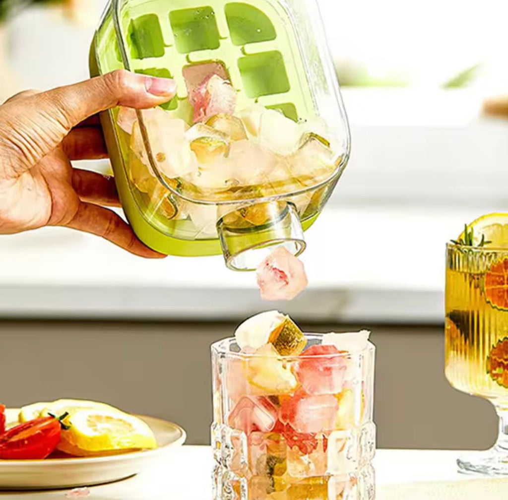 2 In 1 Ice Maker Ice Cube Bottle, Portable Ice Maker Kettle, Ice Mold Cooler Cup, Outdoor Fitness Drink Bottle