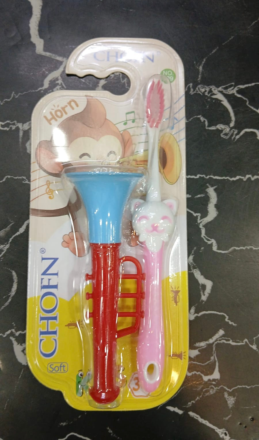 Kids Soft Bristle Toothbrush With Colourful Toy, Ultra Fine Soft Toothbrush, Oral Hygiene Tools Brush