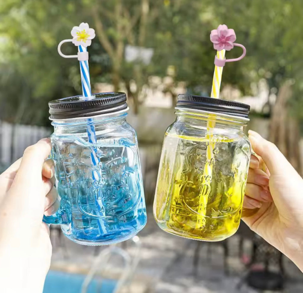 Set Of 3 Silicone Straw Topper, Dust Proof Tumbler Straw Cover, Reusable Straw Tips, Straw Cup Accessories