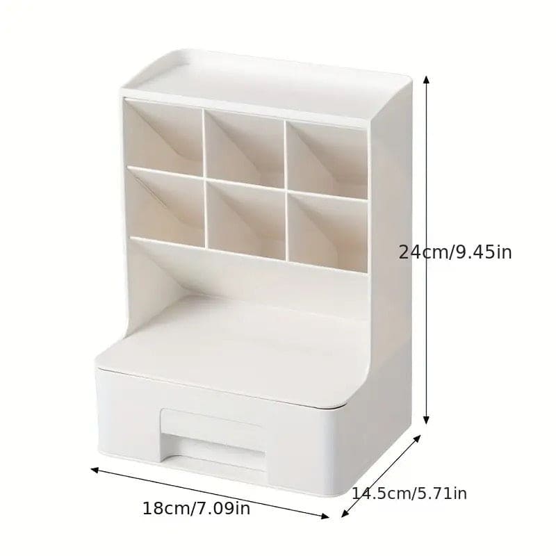 Slop Desktop Storage Box With Drawer, Classify Drawer Type Storage Box.