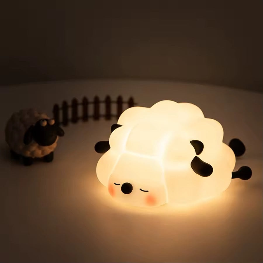 Cute Sheep Silicone Touch Night Light