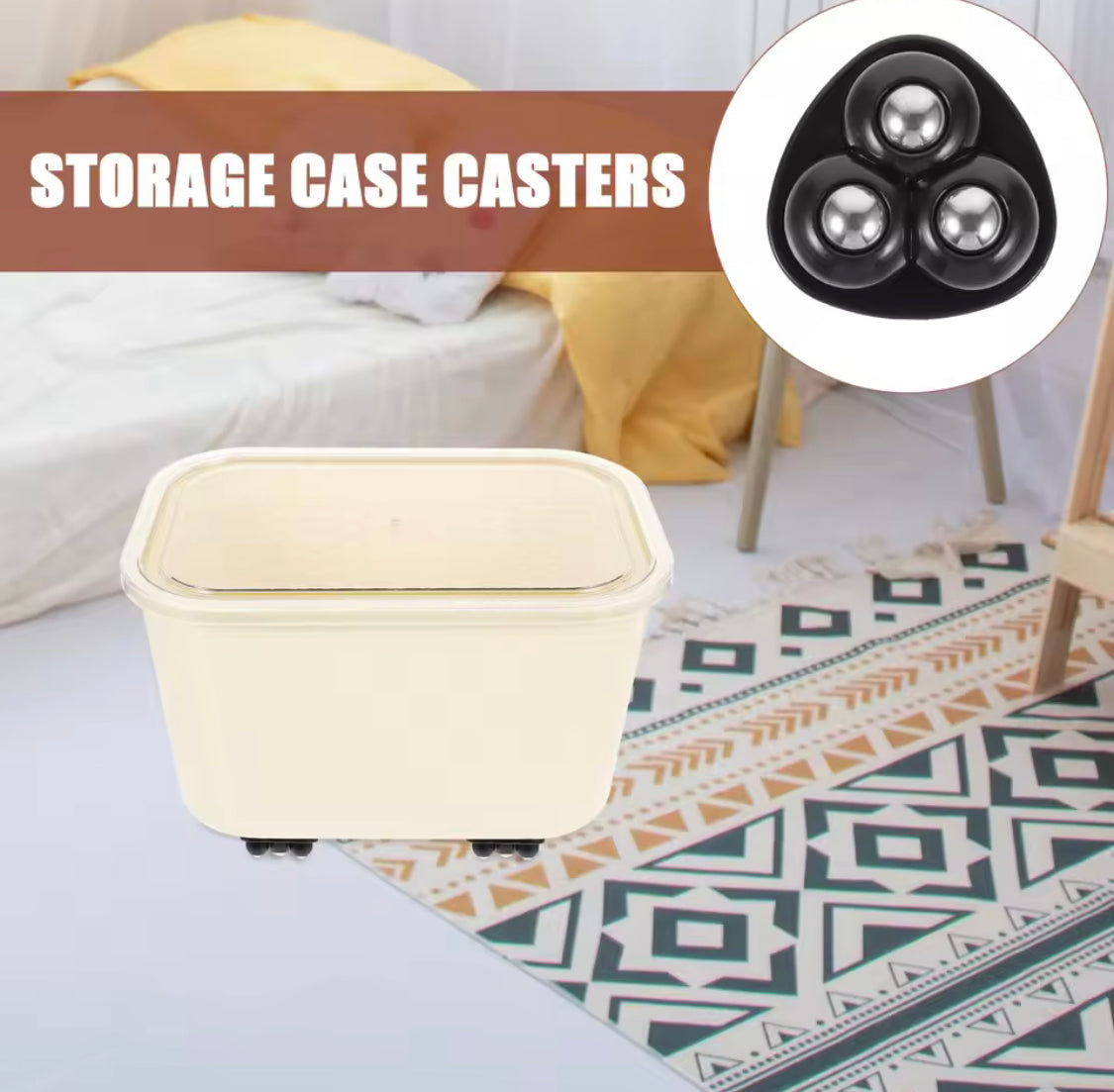 4Pcs Mini Caster Wheels, 360 Degree Free Rotation Universal Wheels, Universal Furniture Pulley, Stainless Steel Mini Swivel Wheels, Self Adhesive Caster Wheels