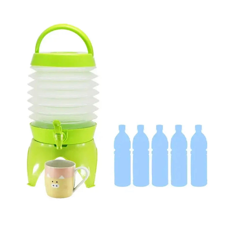 Outdoor Foldable Water Cooler, Folding Water Bucket, Multifunctional Water Dispenser, Collapsible Water Container