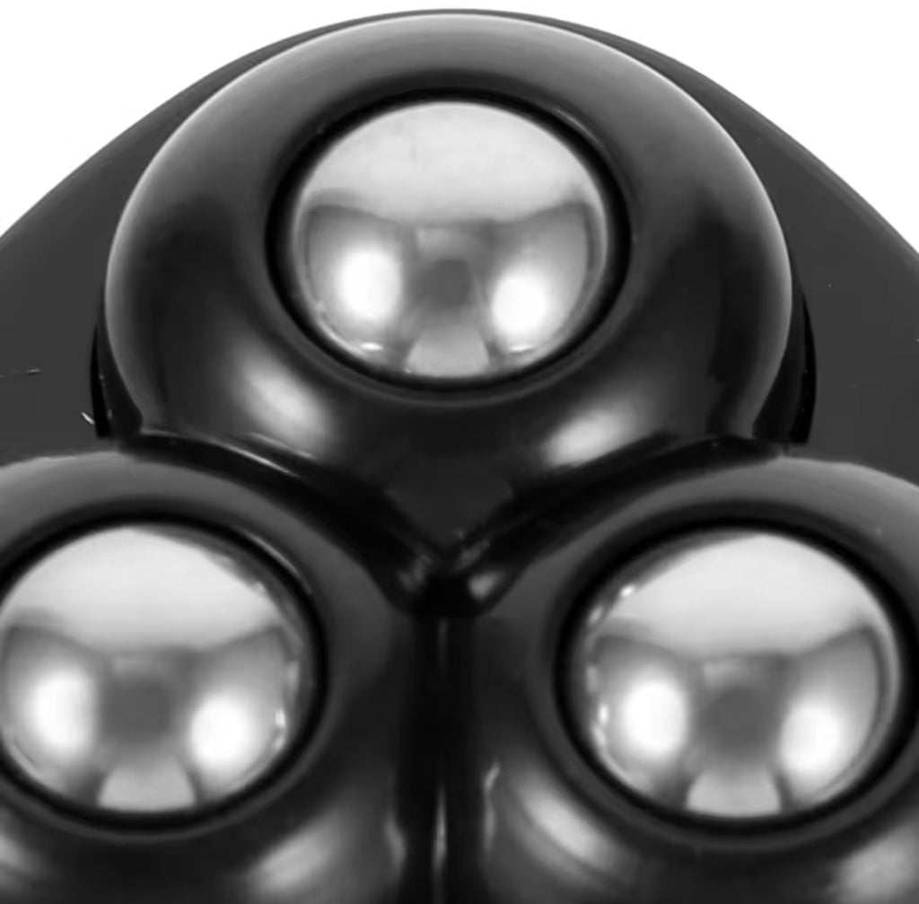 4Pcs Mini Caster Wheels, 360 Degree Free Rotation Universal Wheels, Universal Furniture Pulley, Stainless Steel Mini Swivel Wheels, Self Adhesive Caster Wheels