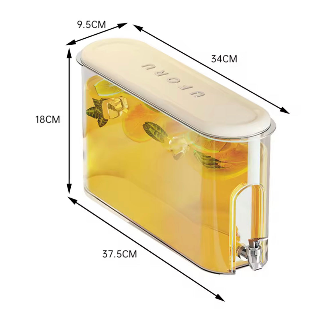 4000ml Large Capacity Water Tank, Iced Beverage Dispenser.