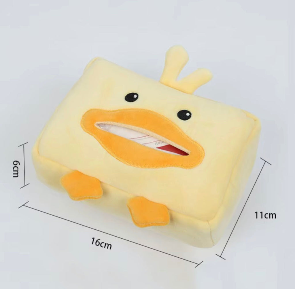 Cute Cartoon Car Napkin Case, Multifunctional Hanging Tissue Paper Box, Durable Cartoon Animal Design Tissue Holder
