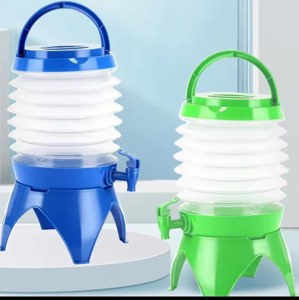 Outdoor Foldable Water Cooler, Folding Water Bucket, Multifunctional Water Dispenser, Collapsible Water Container