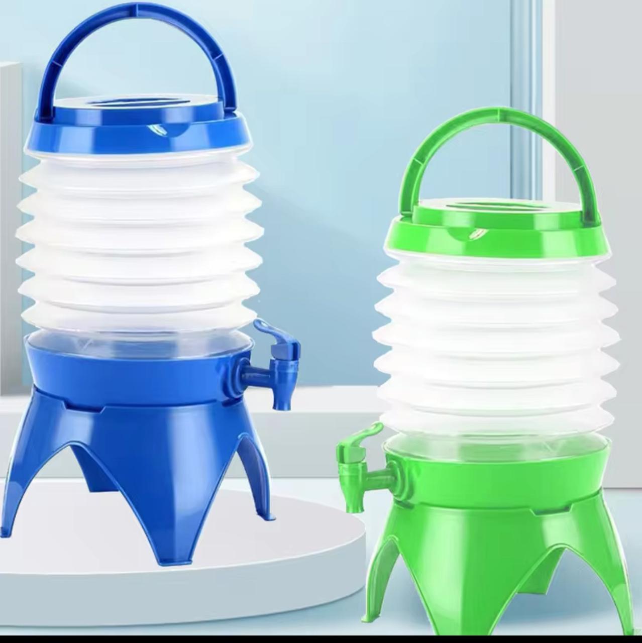 Outdoor Foldable Water Cooler, Folding Water Bucket, Multifunctional Water Dispenser, Collapsible Water Container