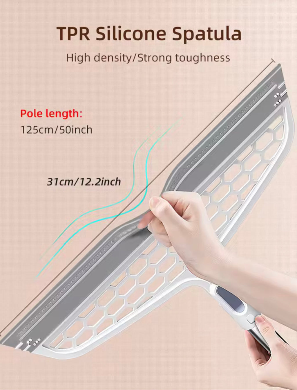 180° Rotatable Magic Rubber Broom Mop, Hand Dust Silicone Broom, Home Floor Cleaning Squeegee Wiper, Flooring Household Cleaning Tool