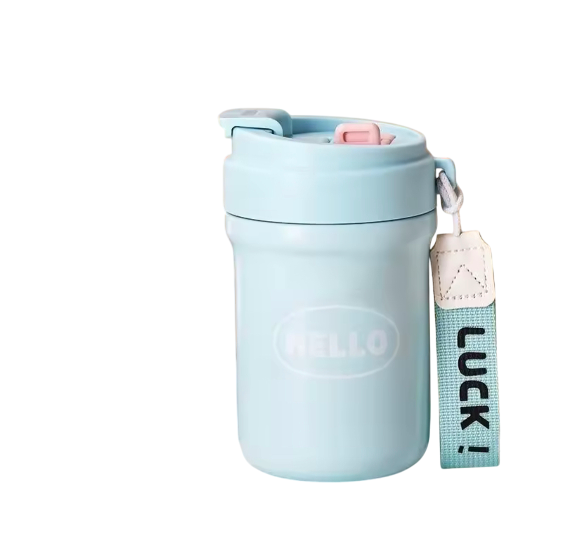 500ml Vacuum Flask Coffee Mug, Stainless Steel Kettle With Straw, Handy Waters Bottle For Gym And Office