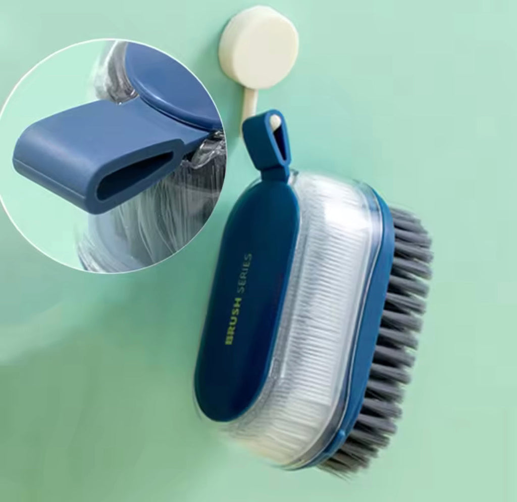 Double Head Clothes Scrubbing Brush, Multifunctional Soft Shoes Brush, Kitchen Soft Bristled Double Sided Brush
