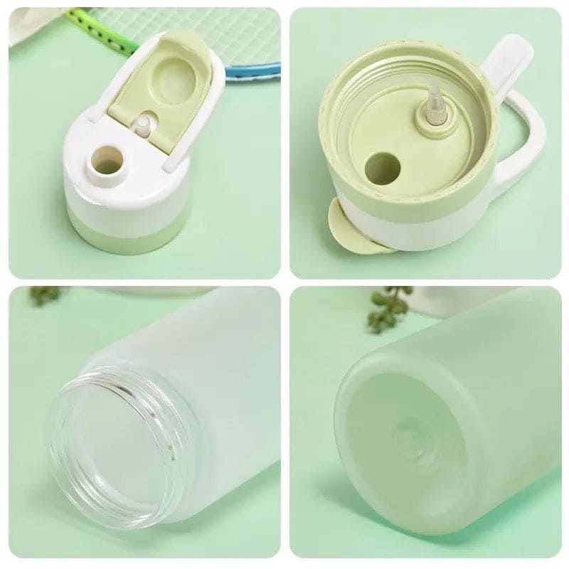 Spray Water Bottle, 700ml Fashion Cute Drinking Cup, Large Capacity Misting Water Bottle, Gradient Drinkware Travel Bottle, Outdoor Sport Fitness Water Cup