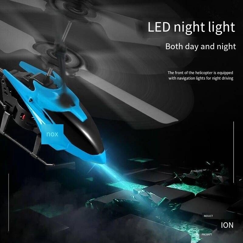Mini RC Helicopter, 2Ch Electric Rc Flying Toy, Plastic Flashing Light Plane Toy, Mini Drone Flying Helicopter, Rechargeable Hand-Sensing Drone Copter Toy, Realistic Indoor Outdoor RC Helicopter Toy