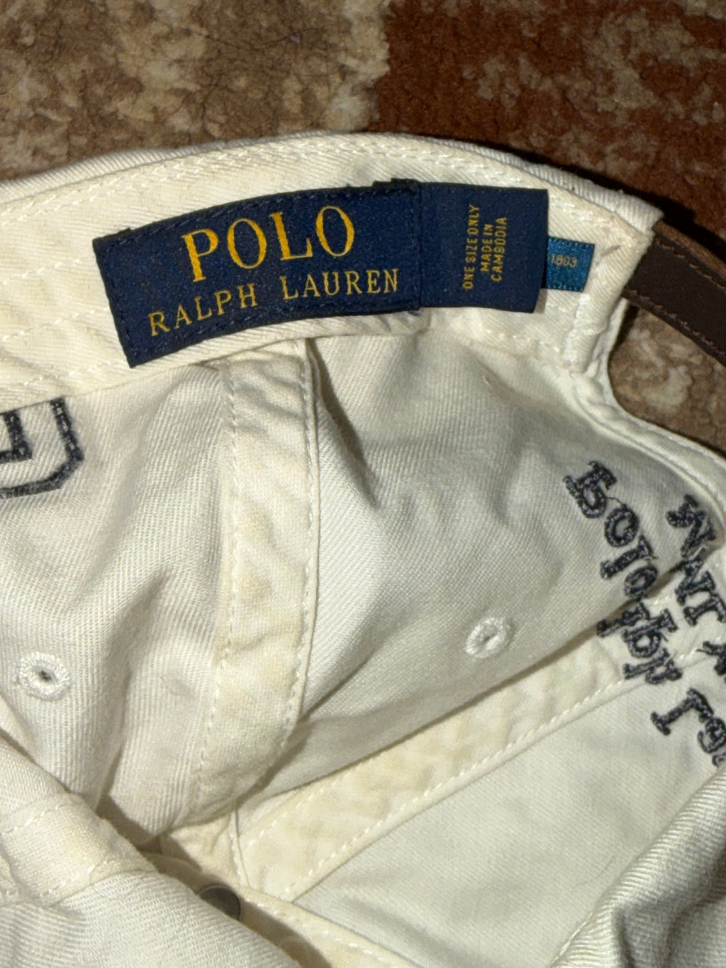 Original Polo Basketball cap.