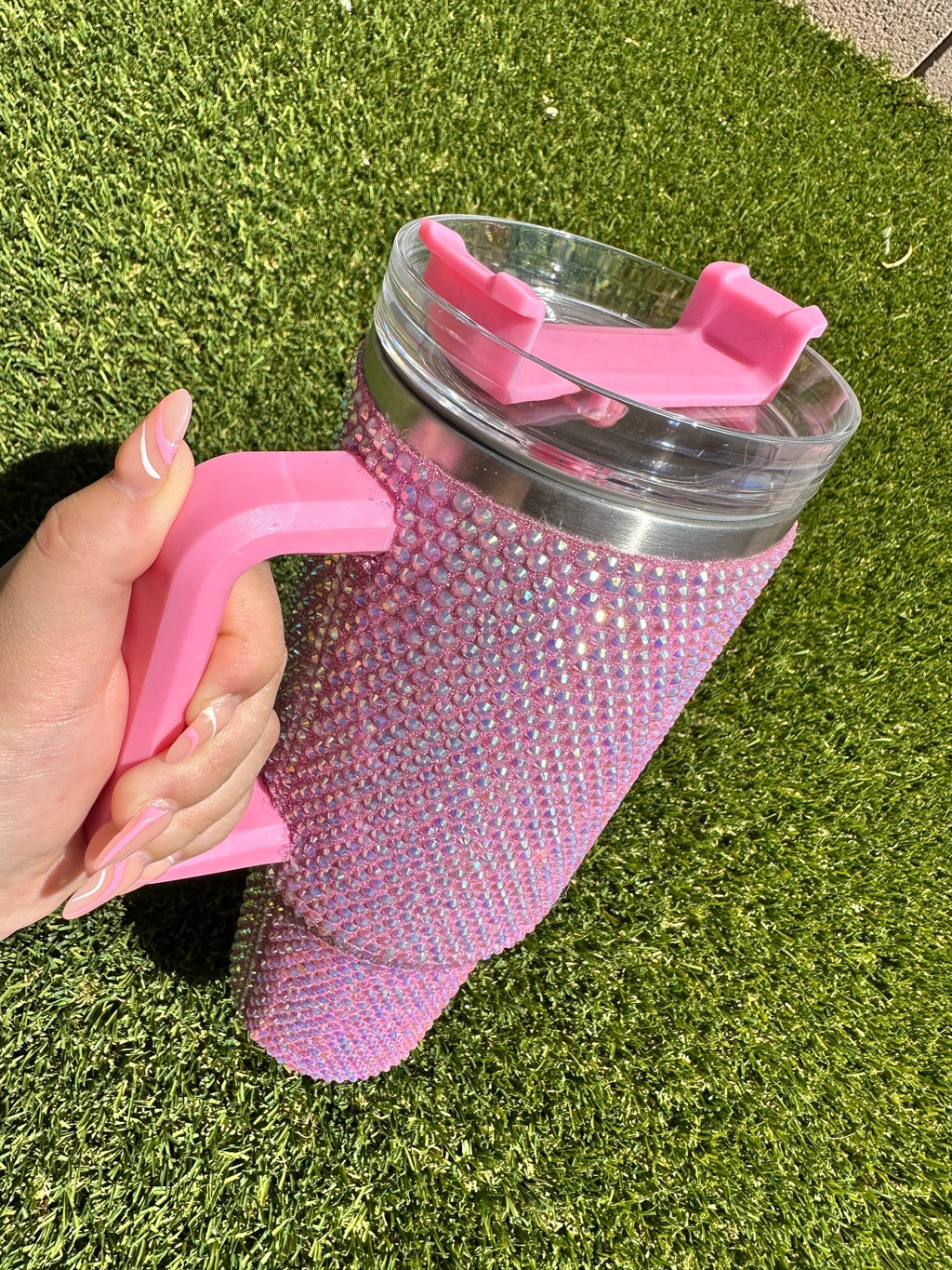 40 Oz Rhinestone Studded Tumbler