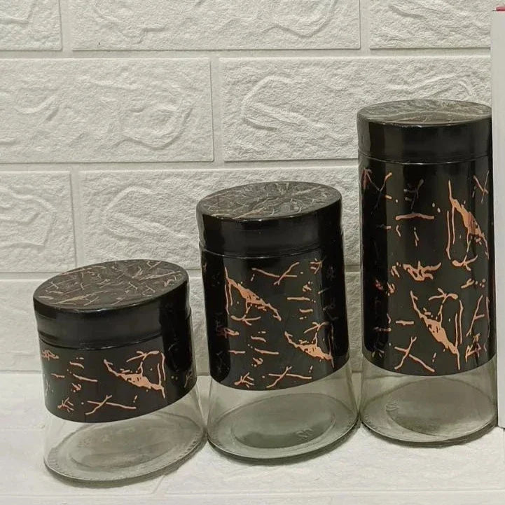 TCS Food Storage Jar, Coffee Beans Tea Snacks Sealed Container,  Multifunctional Leak Proof Transparent Wide Caliber Canister, Seasoning Bottle Spice Jars, Multifunction, Kitchen Cereal Dispenser Storage Containers, Stainless Steel Hermetic Pots