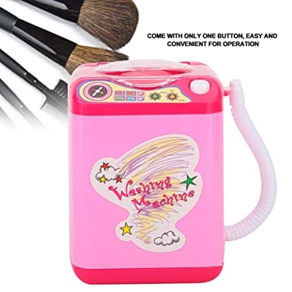 Mini Makeup Brush Cleaner Device, Mini Child Washing Machine Toy, Portable Automatic Cute Cosmetic Powder Puff Washing Machine, Makeup Brushes Cleaner