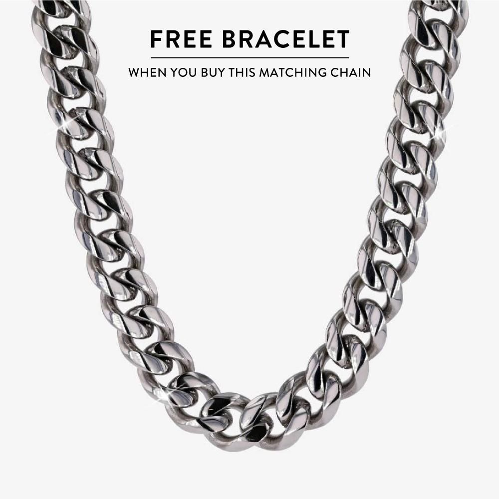 Solid Miami Cuban Chain 4mm