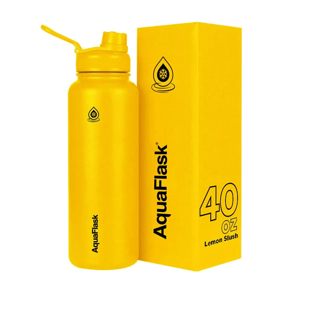 AquaFlask Bottle (40oz) - Lemon Slush