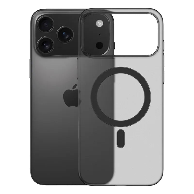 Luxury Ultra Thin Magnetic Translucent Matte Case For iPhone 17 16 15 14 13 12 Pro Max Plus 17 Air For Magsafe Clear Back Cover