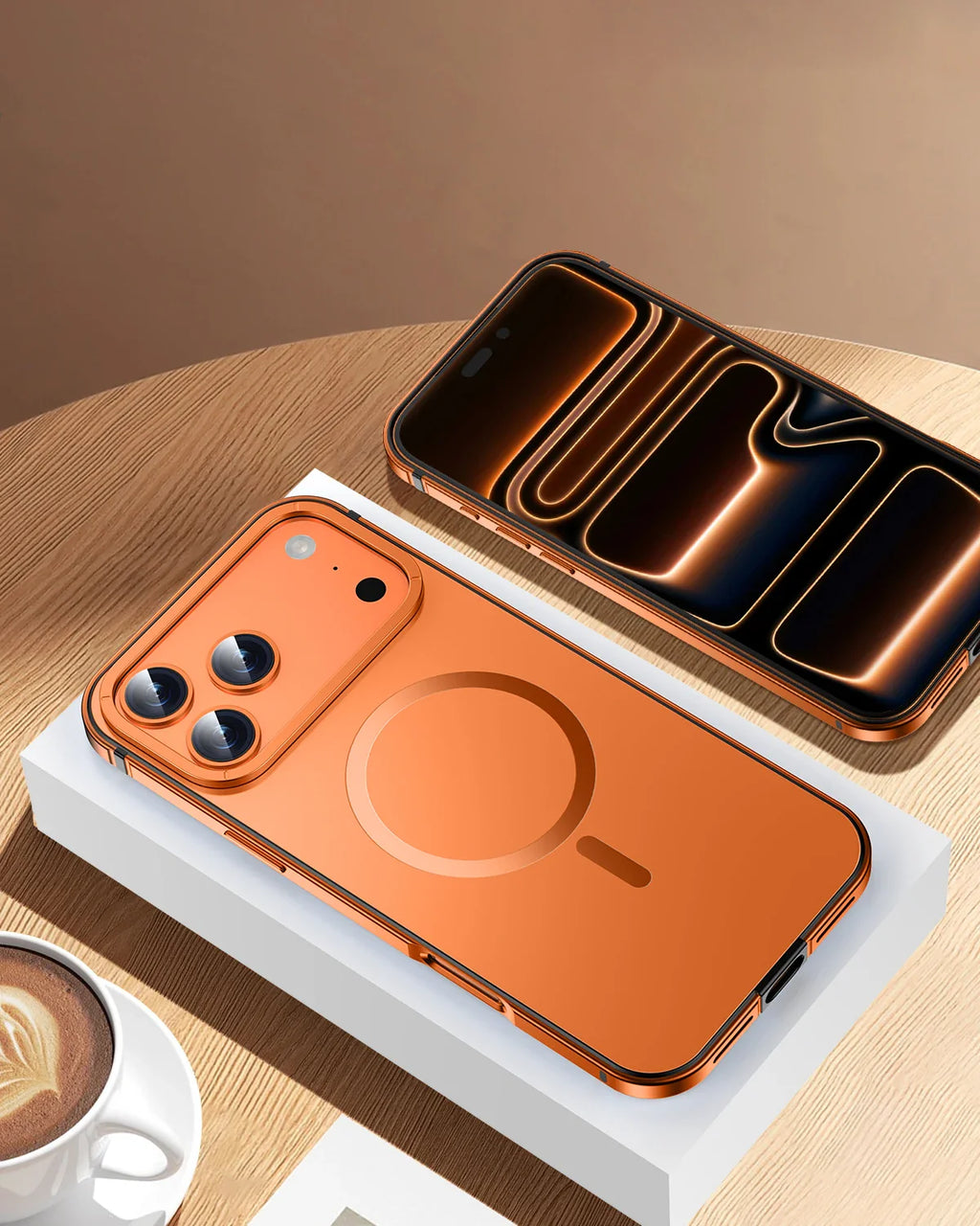 High Quality Suitable Magsafe Case for IPhone 17Pro Max Alloy Frame Heavy Protection Phone Case