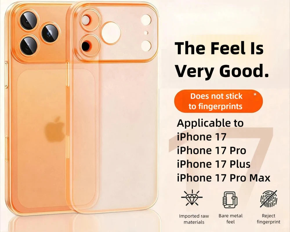 DIVI Matte Case For iPhone 17 Pro Max Hard PC Case For iPhone 17 Air Anti-drop Ultra Thin Cover Anti-fingerprint For iPhone 17