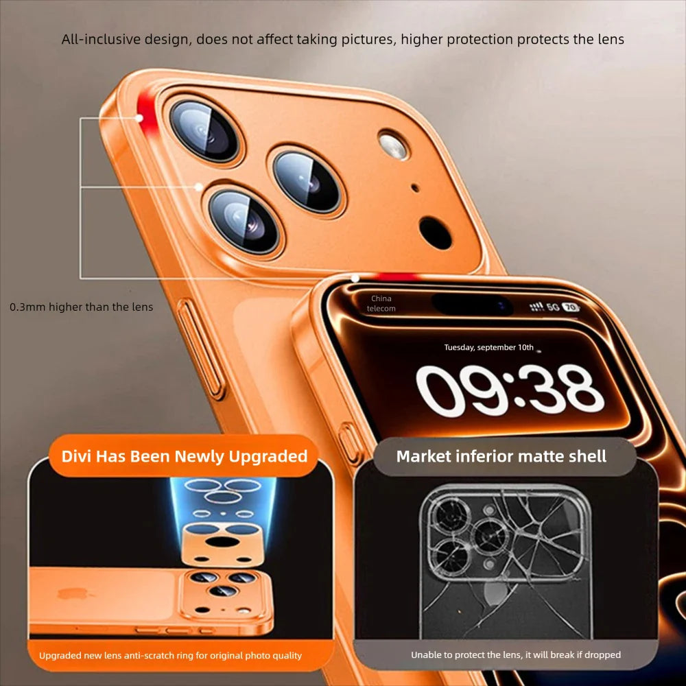 DIVI Matte Case For iPhone 17 Pro Max Hard PC Case For iPhone 17 Air Anti-drop Ultra Thin Cover Anti-fingerprint For iPhone 17