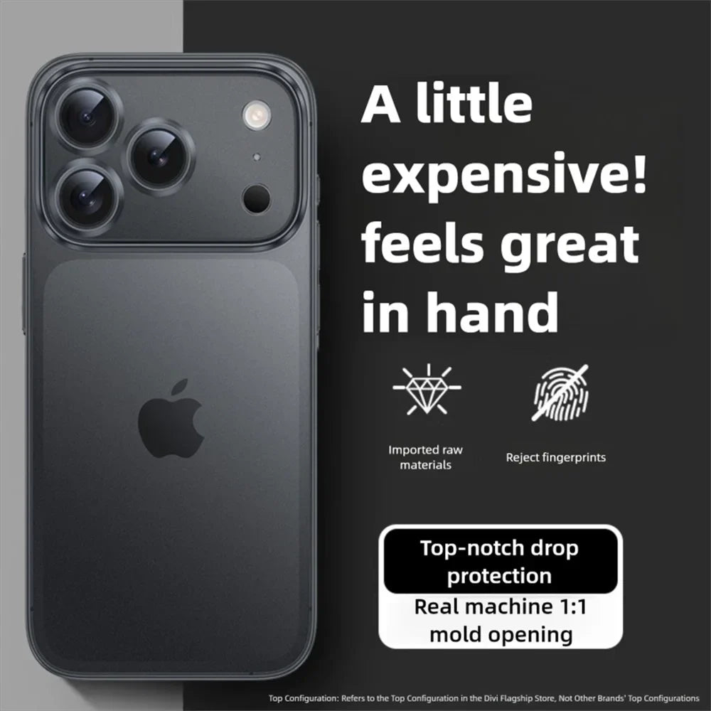 DIVI Matte Case For iPhone 17 Pro Max Hard PC Case For iPhone 17 Air Anti-drop Ultra Thin Cover Anti-fingerprint For iPhone 17