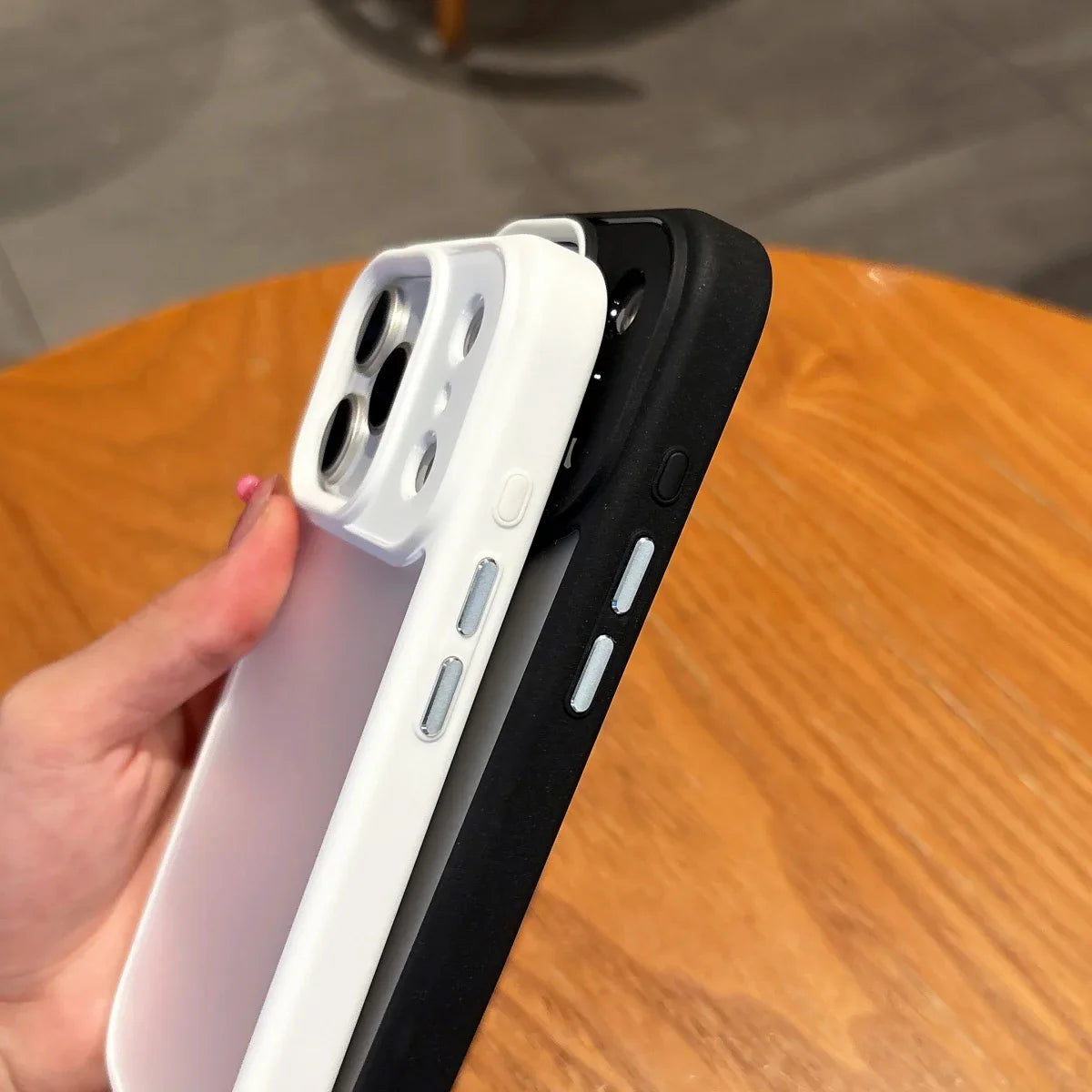 Luxury Matte Clear Armor Shockproof Case For iPhone frosted Bumper Hard PC Cover