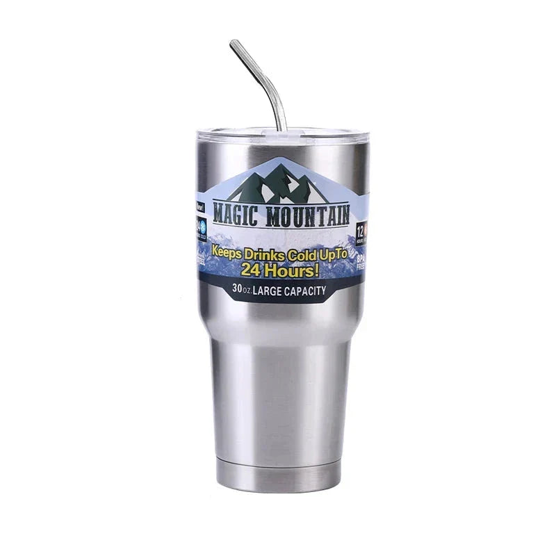 Stainless Steel Tumbler With Magnetic Lid
