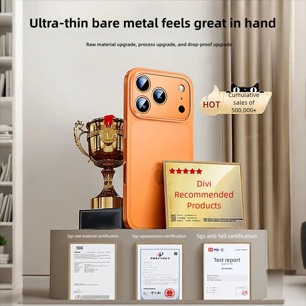 DIVI Matte Case For iPhone 17 Pro Max Hard PC Case For iPhone 17 Air Anti-drop Ultra Thin Cover Anti-fingerprint For iPhone 17