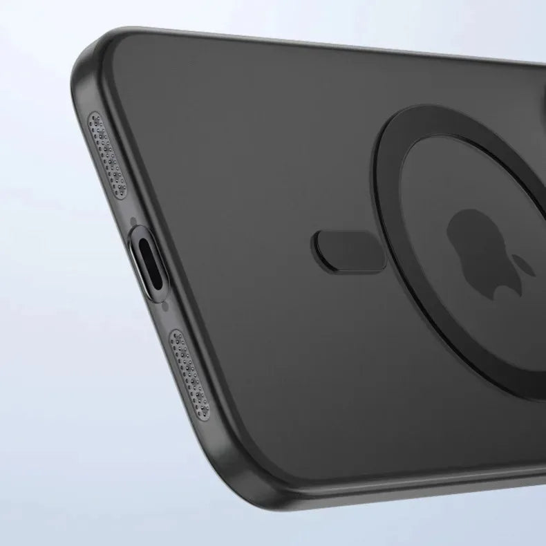 Luxury Matte Ultra Thin Clear For Magsafe Wireless Charge Case For iPhone Hard PC Cover