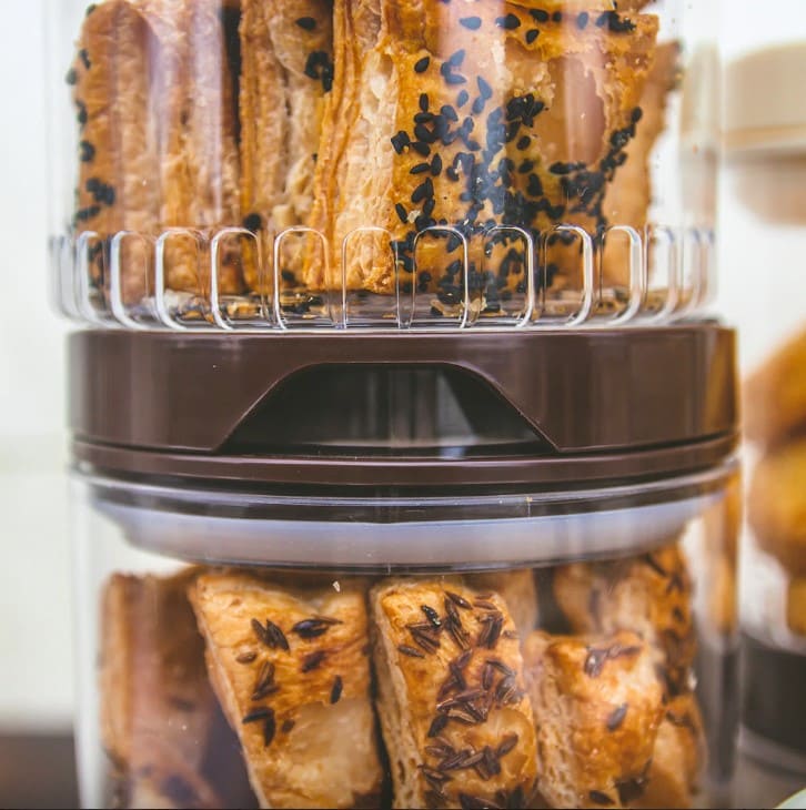 Set Of 6 Candy Acrylic Jar, Spice Candy Jar, Kitchen Use Spice Container Jar