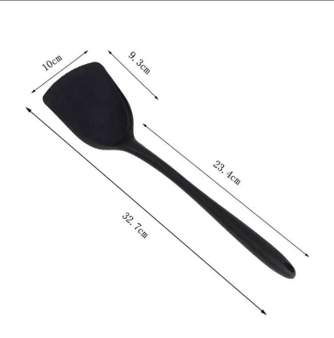 Multifunctional Non-Stick Silicone Spatula, Egg Fish Frying Pan Scoop, Fried Showel Cooking Utensil, Heat Resistant Silicone Spatula