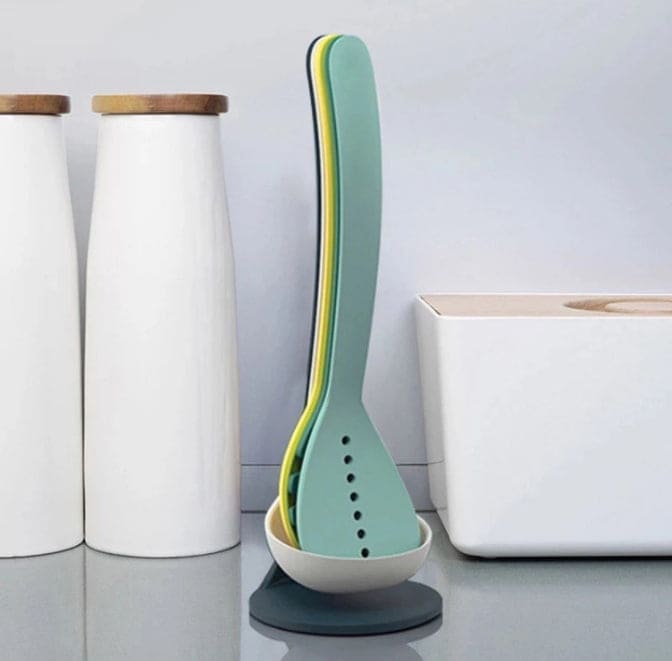 Set Of 6 Non Stick Cooking Tool Set, Heat Resistant Cookware Set, Kitchenware Soup Spoon Spatula Baking Tools