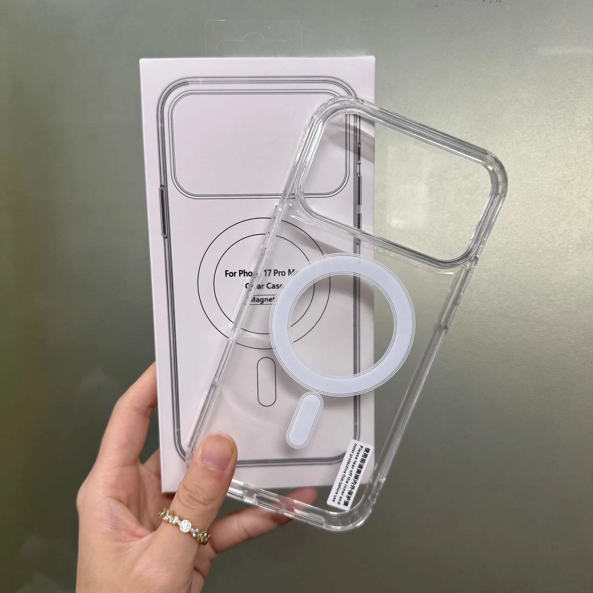 New Clear MagSafe Case for iPhone 17 17 Air 17Pro 17 Pro Max Shockproof Wireless Charging Cover with Magnetic Feature