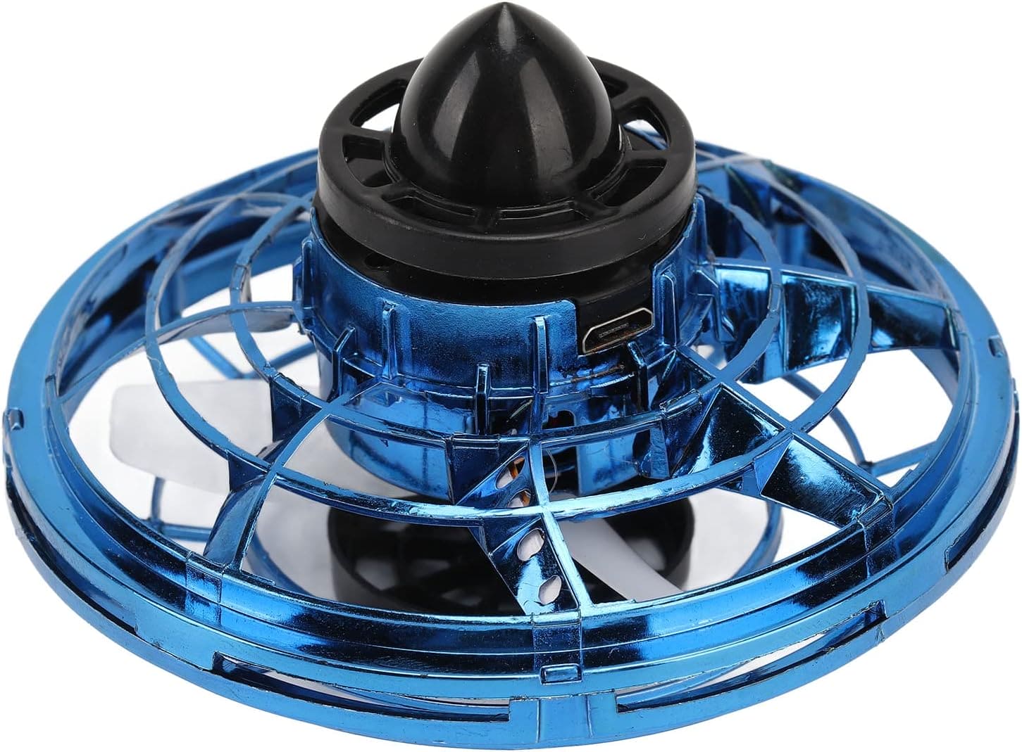 Fly Spinning Top, Flying Orbit Ball, Mini Flying UFO Toys with Spinning LED Lights, Hover Boomerang UFO Flying Hand Toy, LED 360° Mini Drone, Hand Operated Flying Spinner, Fingertip Gyro Decompression Flying Toy for Kids Adults