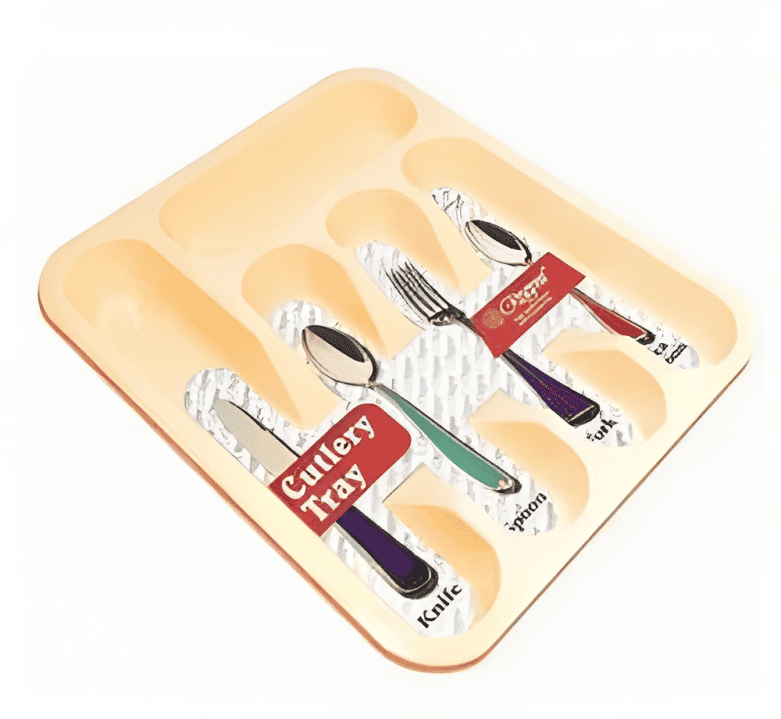 5 Gird Spoon Organizer, Mustang Plastic Cutlery Organizing Drawer Tray, Alluring Spoons And Folks Tray, Kitchen Utensils Organizer, Limon Spoon Stand