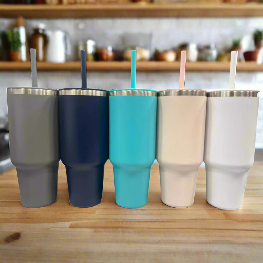 New Style Insulated Tumbler With Straw