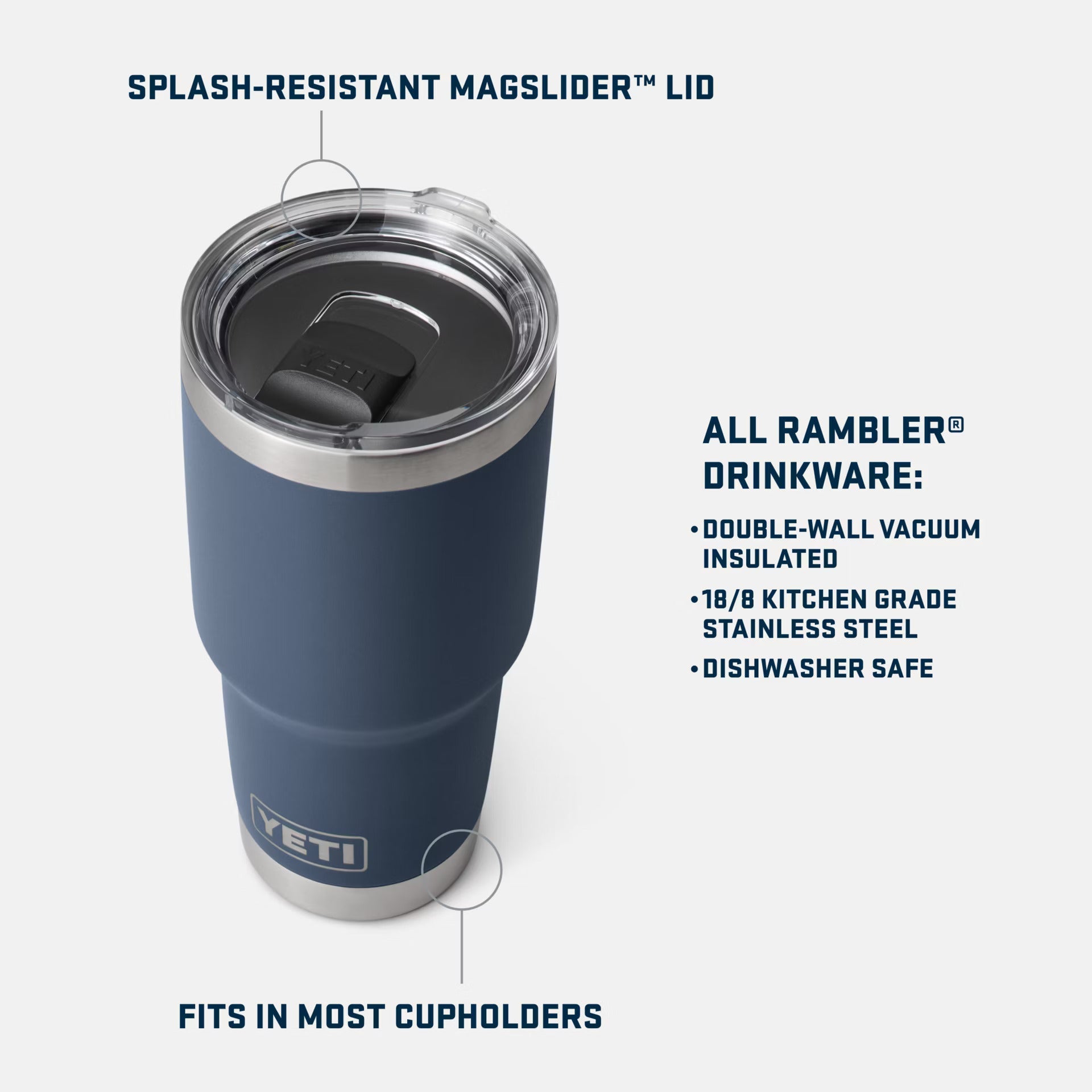 YETI Rambler 30 oz Tumbler | Purple