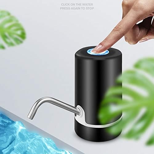 Double Pump Water Dispenser, Portable Intake Water Dispenser, Universal Pumping Artifact Bucket,  Electric Rechargeable Low Noise Water Bottle Dispenser, Simple Drinking Water Bottle Pump