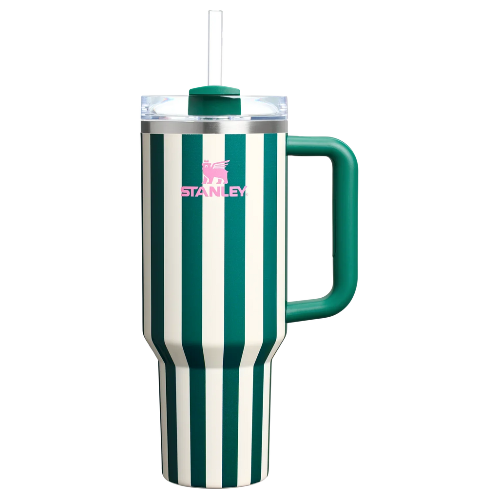 The Quencher H2.0 Flowstate™ Tumbler | 40 OZ - Emerald Cabana Gloss