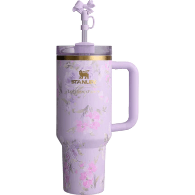 The Stanley x LoveShackFancy Quencher | 40 OZ | Happy Thoughts | Original Packaging