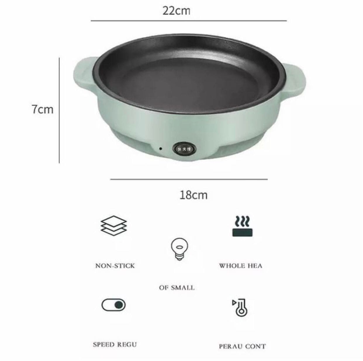 Electric Nonstick Portable Crepe Maker, Household Electric Heating Pot, Detachable Induction Cooker, Separate Heating Plate, Detachable Induction Hot Pot, Pancake Pie Cake Machine