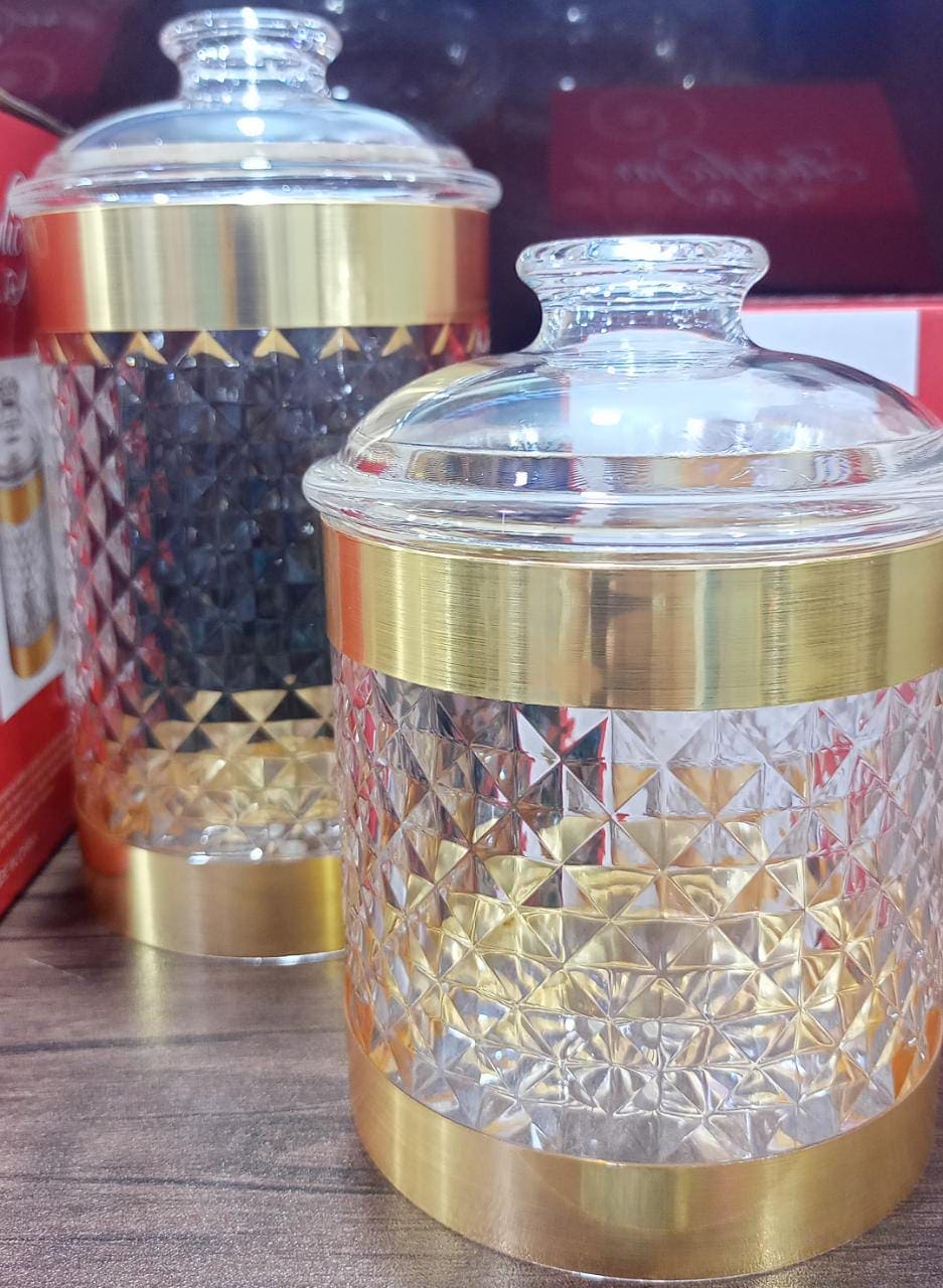 Diamond Acrylic Jar, Transparent Condiment Kitchen Organizer, Multifunctional Kitchen Grocery Organizer