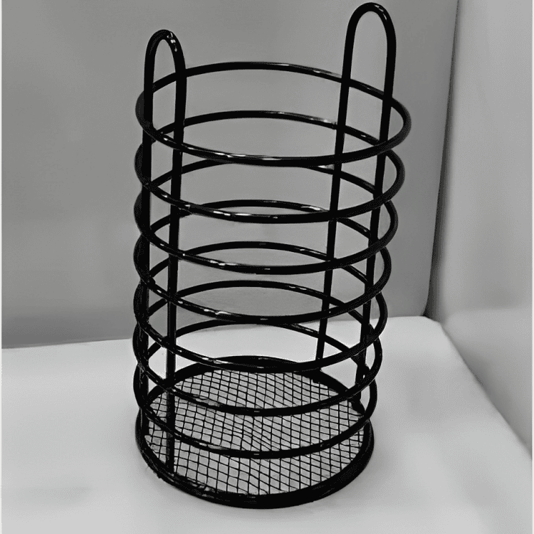 Dependable Spoon Holder, Counter Top Cutlery Holder,  Spoons Forks Knife Utensils Organizer, Kitchen Storage Tube Barrel Tableware Rack, Caddy Cutlery Utensil Holder