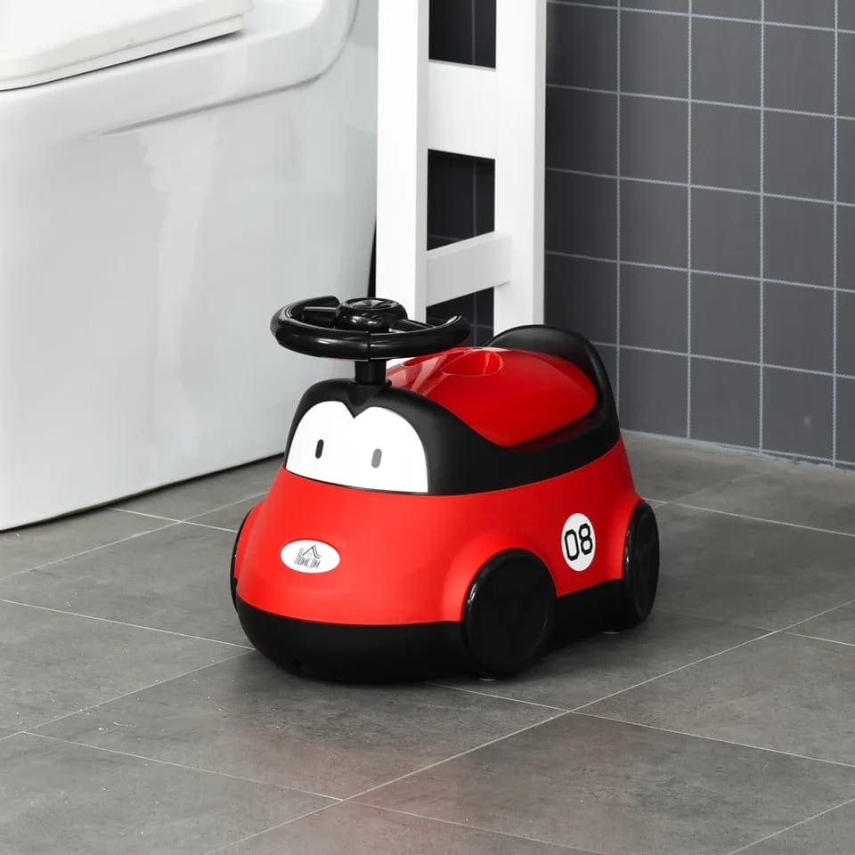 Baby Toilet Car Seat, Toddle Potty Training Car, Children Travel Toilet Car, Baby Potty Trainer and Playing Car Seat, Decorative Design Kids Baby Pot
