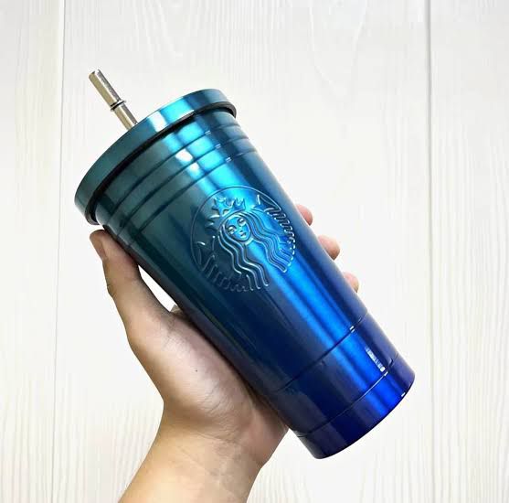 SB Coffee Mug With Metal Straw