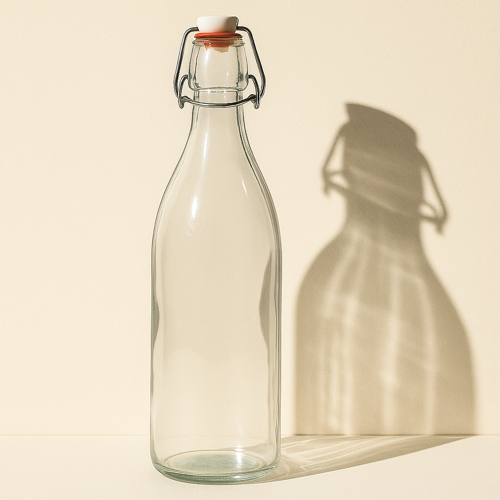1000ml Clip Glass Bottle